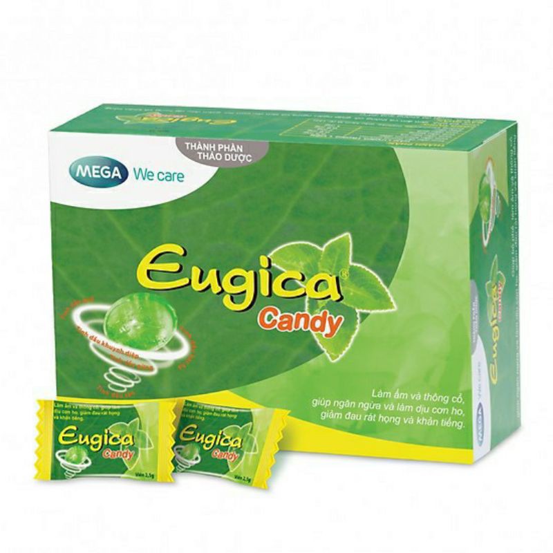 ( Chính hãng)Kẹo ngậm thảo dược Eugica(100 viên)