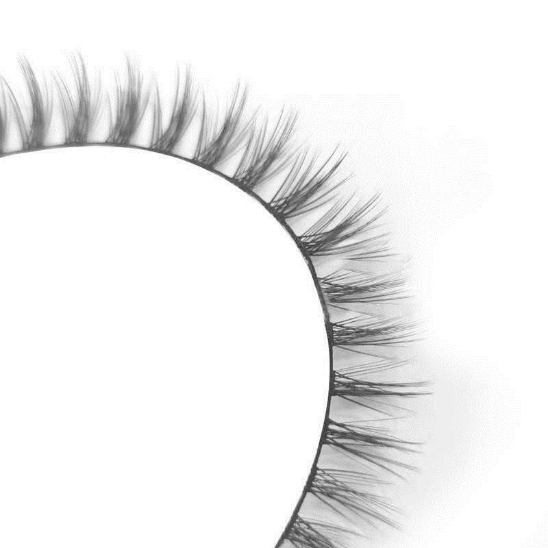 1 Chùm Lông Mi Giả Bằng Lông Chồn Nhân Tạo Tạo Hiệu Ứng Tự Nhiên Dày/Dài Cho Nữ