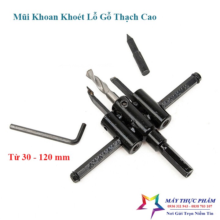 MŨI KHOAN TẠO LỖ TRÒN 40 - 120MM