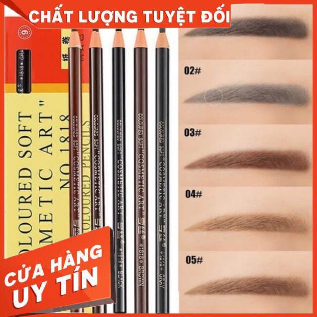 💝 FREESHIP 💝 Chì xé kẻ mày Coloured soft cosmetic art 1818