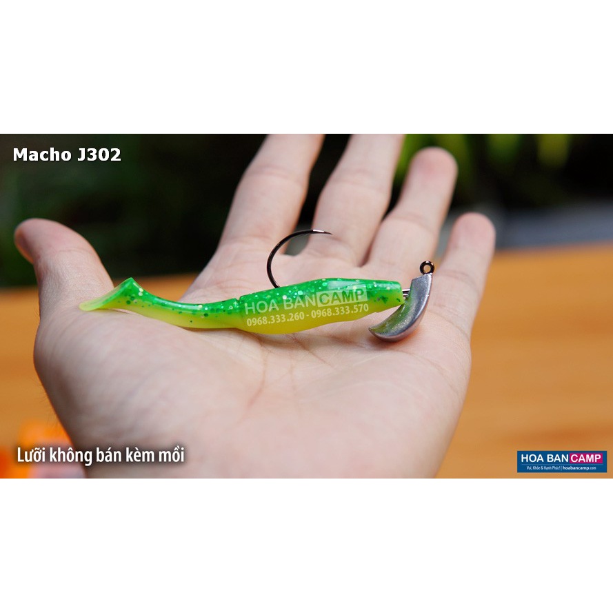 Lưỡi Câu Jig Head SLEEPER Macho J302 | 7g - 3 chiếc/ vỉ