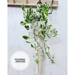 Giỏ treo cocoon nhỏ xinh - chất liệu macrame - trang trí nhà cửa, đồ decor