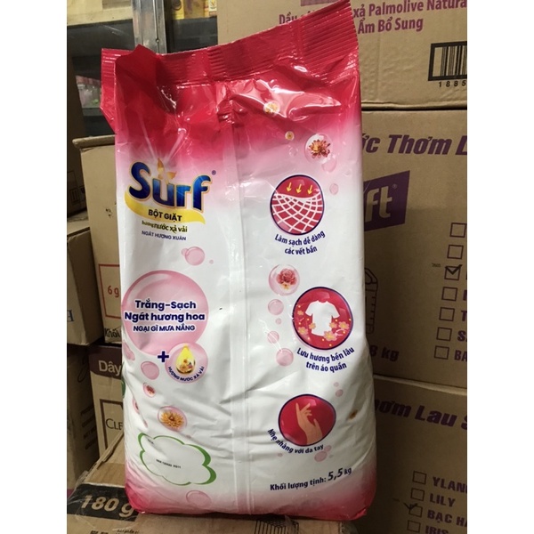 BỘT GIẶT SURF NGÁT HƯƠNG XUÂN 5,5 Kg