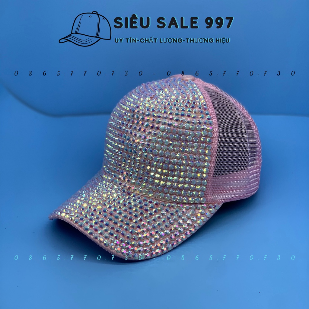 NÓN KẾT ĐÍNH ĐÁ QC NHẬP HÀNG NGƯỜI LỚN 3 MÀU THỜI TRANG HÀNG NHẬP