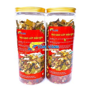 Trà gạo lứt, Đậu Đen Xanh Lòng, Đậu đỏ, lá dứa, hoa nhài, cỏ ngọt rang tay