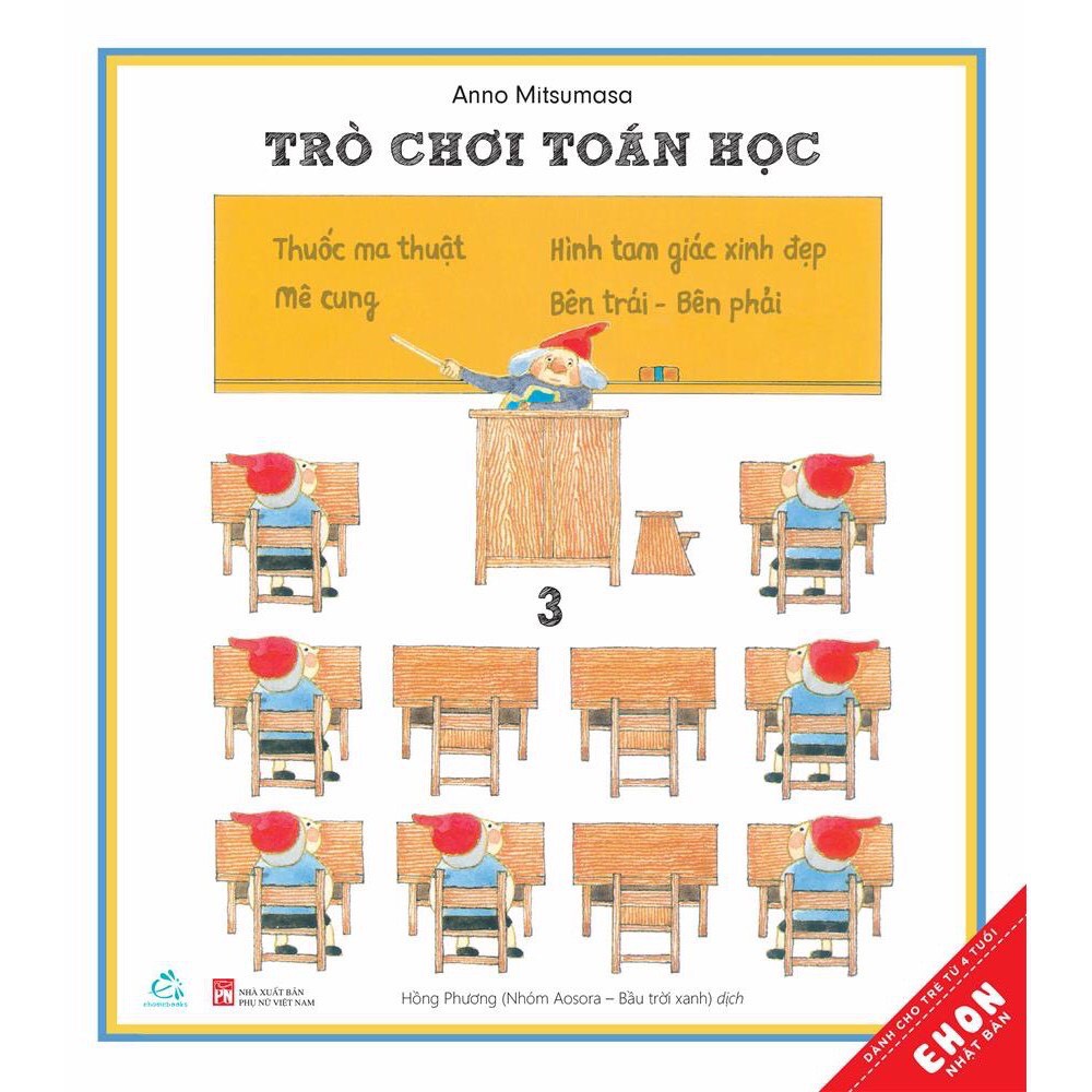Sách - Combo Ehon Trò chơi toán học- phát triển tư duy(3 cuốn) Anno Mitsumasa Quảng Văn