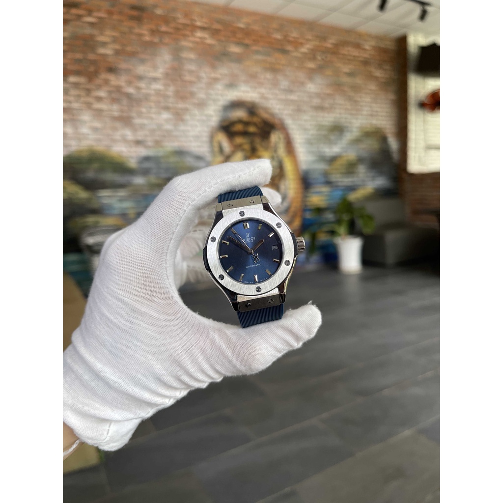 đồng hồ nữ hublot trơn máy cơ