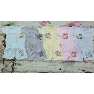 Giáhủydiệt ♥️Combo 10 Đồ bộ cotton kẻ sọc cho bé trai/ bé gái