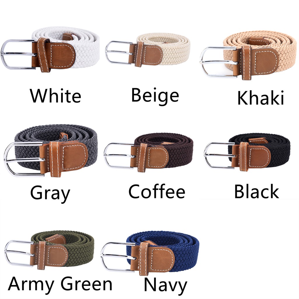 Thắt Lưng Vải canvas Co Giãn Tốt Thiết Kế Cá Tính Cho Nam Và Nữ