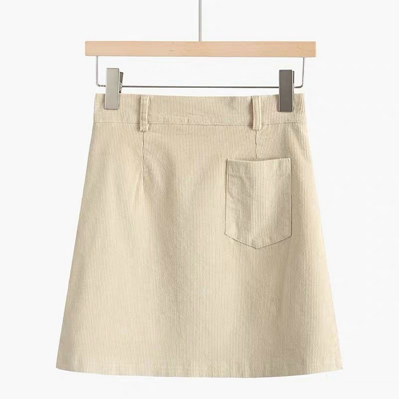 Chân váy chữ A ngắn - có quần lót trong - chất vải nhung tăm cực hợp với mùa Thu - Đông vừa ấp áp lại vừa thời trang | BigBuy360 - bigbuy360.vn