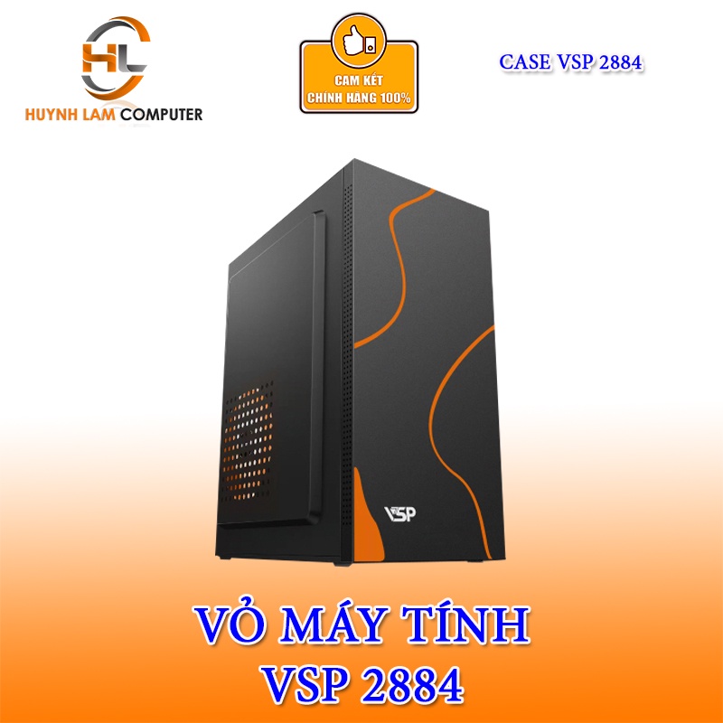 Vỏ máy tính Case VSP 2884 (Mini-ATX/M-ATX/ITX) Không FAN Chính hãng phân phối