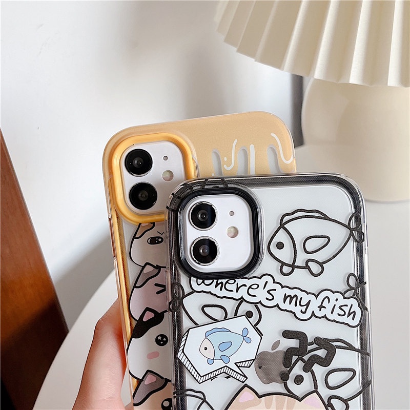 Ốp Điện Thoại Mềm Hình Shiba Inu 3 Trong 1 Cho iphone 13 12 Mini Pro Max 6 6s 7 8 Plus XR XS Max 11 Pro Max