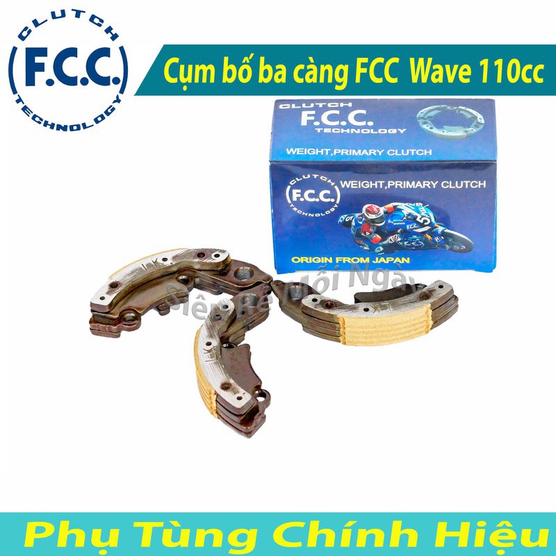 Full Bộ Cụm Bố Ba Càng FCC Lõi ly hợp côn trước Wave 110cc