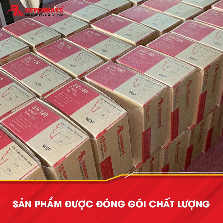 [BẢO HÀNH 10 NĂM] Phễu Thoát Sàn Chống Mùi, Ngăn Côn Trùng SEVENDAYS Bông Tuyết Mặt Tròn Inox Cao Cấp Mã SAT-12UXL-X