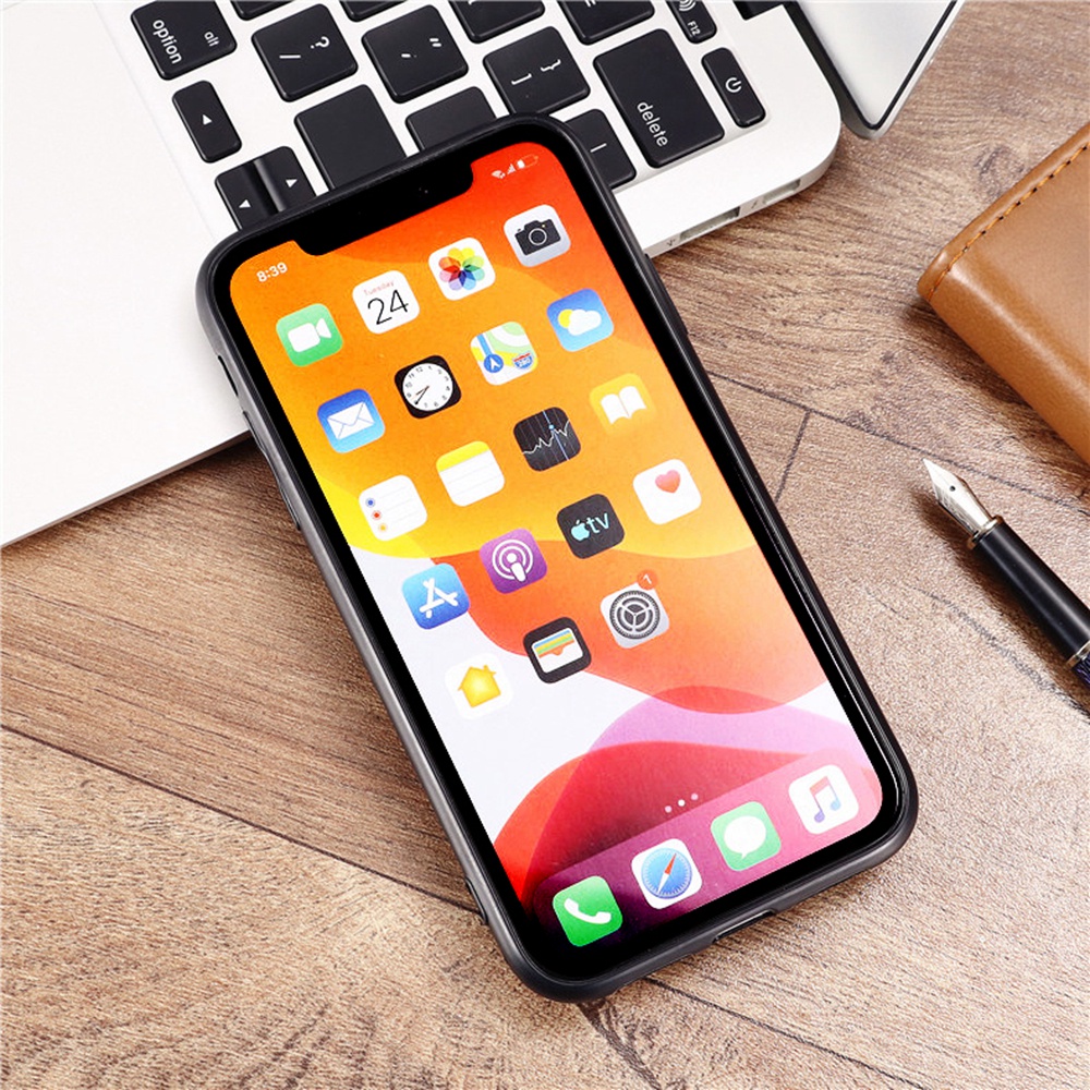 For iPhone XS Max XR X 6 6s 7 8 Plus Leather Case Hidden Card Slots Cover
