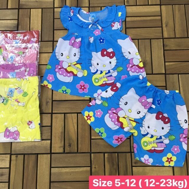 Bộ lanh 2 da bé gái