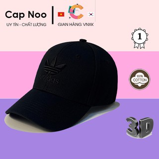 Mũ lưỡi trai adidas logo màu đen cá tính độc đáo có hộp đựng