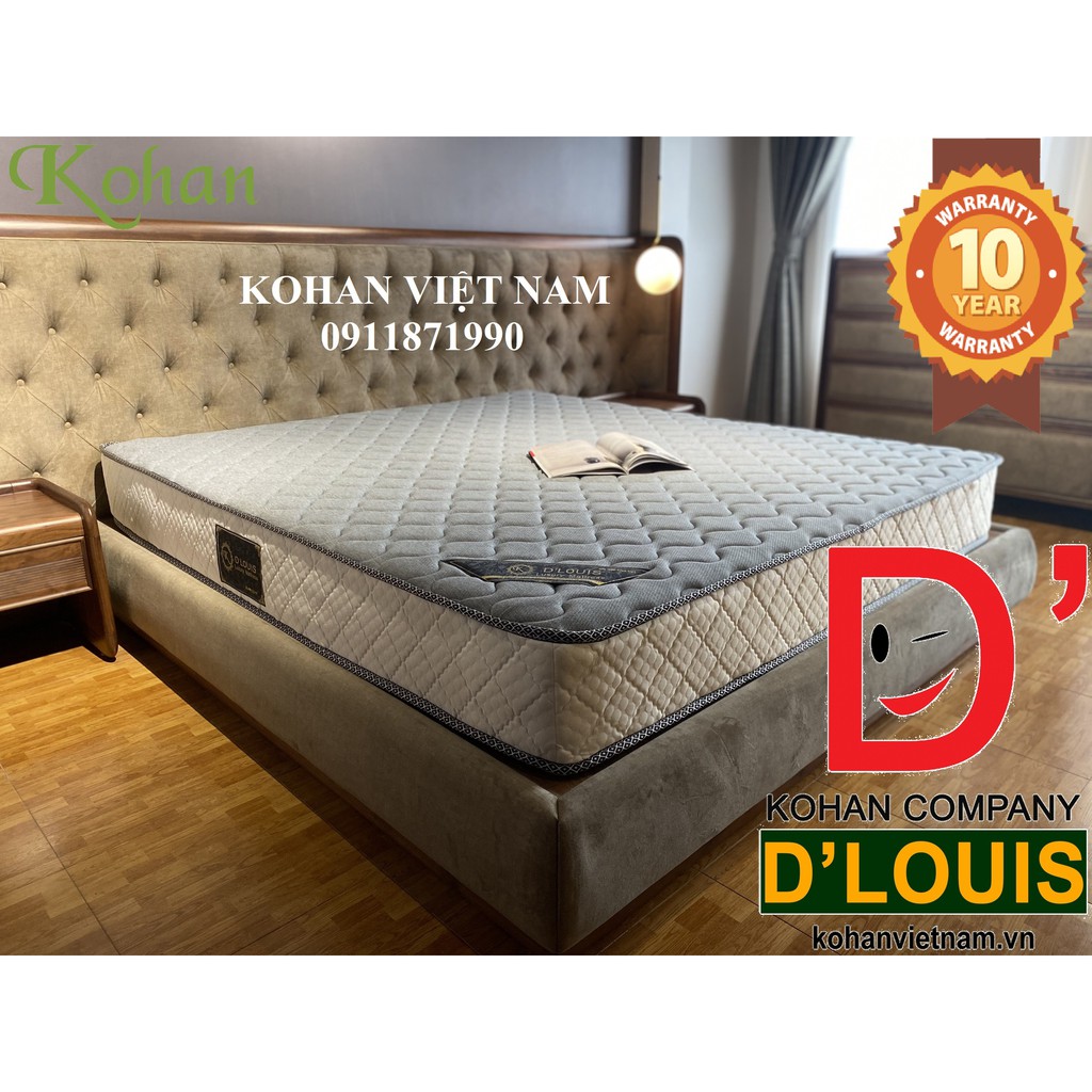 Spring Mattress Kohan D'Louis Roll Easy - Nệm lò xo túi cuộn Kohan D'louis Roll Easy