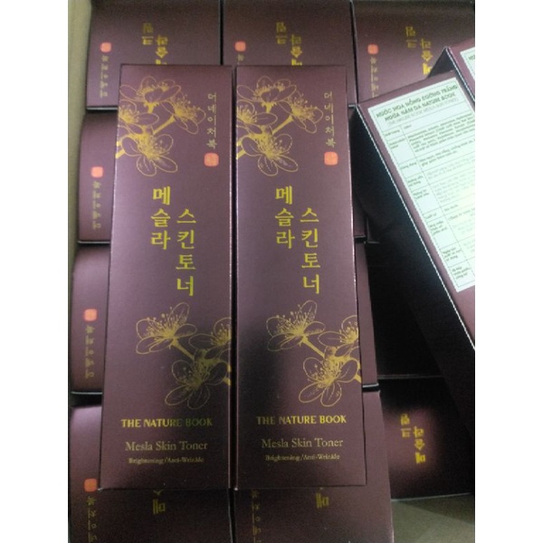 Nước hoa hồng dưỡng trắng ngừa nám da nature book-120ml