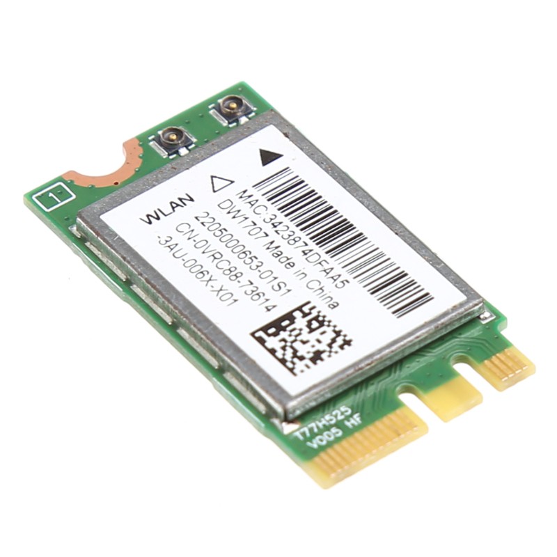 300M Wireless Bluetooth NGFF WIFI Card For Dell DW1707 VRC88 Qualcomm QCNFA335