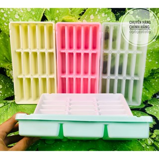 Khay đá thẻ 15 viên HPL27 - Khuôn làm đá, làm topping bằng nhựa cao cấp HOFACO an toàn, tiện lợi