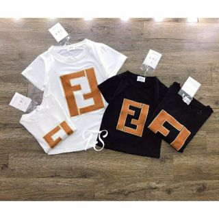 Set áo đôi mẹ và bé thêu fendy