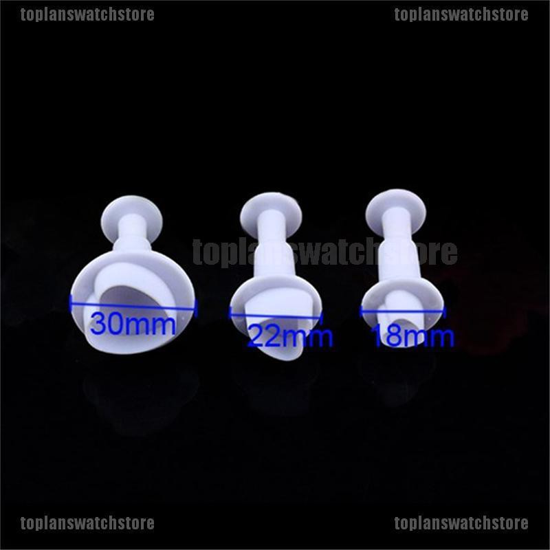 Set 3 Khuôn Làm Bánh Kẹo Hình Trái Tim