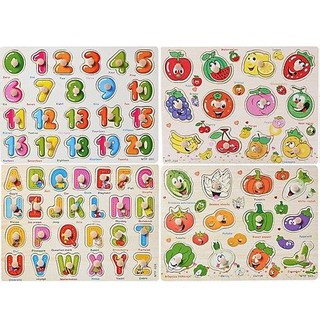 Đồ Chơi Bảng Ghép Hình Núm Gỗ Loại Sịn Bảng Núm Cho Bé Loại To Đẹp 22×30cm Nhiều Chủ Đề