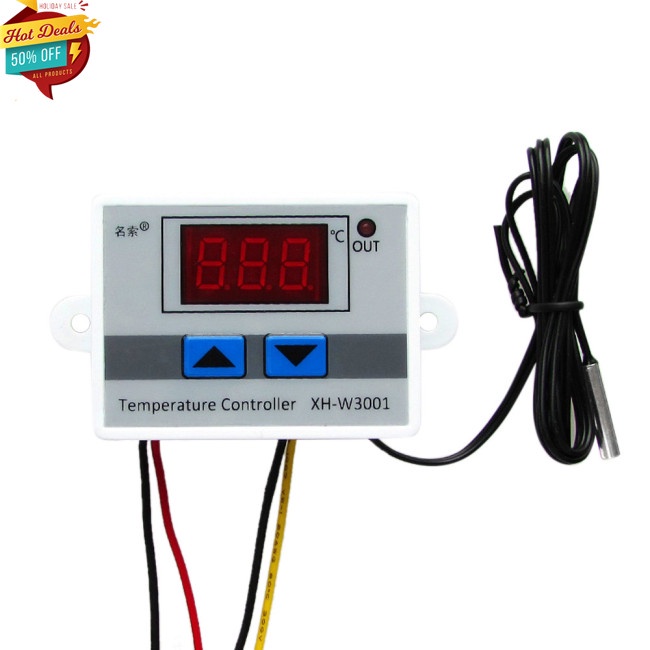 Thiết bị điều khiển nhiệt độ XH-W3001 W3001 cón đèn LED với đầu dò chuyên dụng