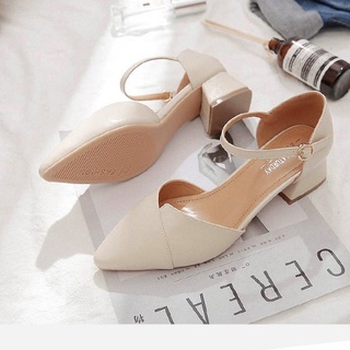 Giày Mũi Nhọn Trend Hàn Mới Về Hàng 6cm THC26