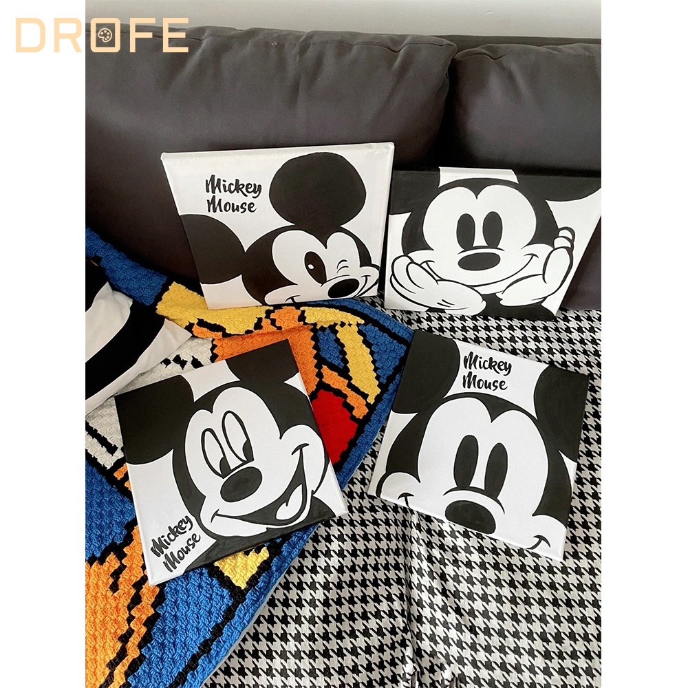 DROFE Tranh Vẽ Màu Thủ Công DIY Hình Chuột Mickey Dễ Thương