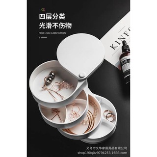 Hộp đựng trang sức xoay 360