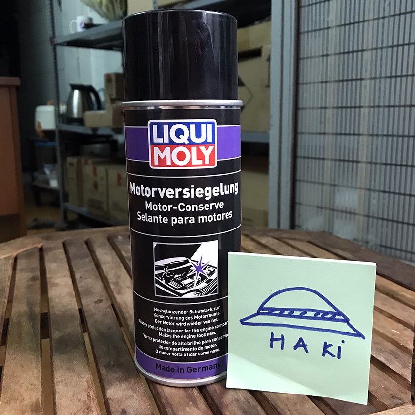 Chai dưỡng khoang máy ô tô, phủ bóng bảo vệ động cơ sau khi vệ sinh khoang máy ô tô 400ml [Liqui Moly Đức]