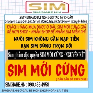 Sim Vietnam tạo fb,shope,zalo,sen,lad,gmail,mmo... Nghe gọi vào mạng