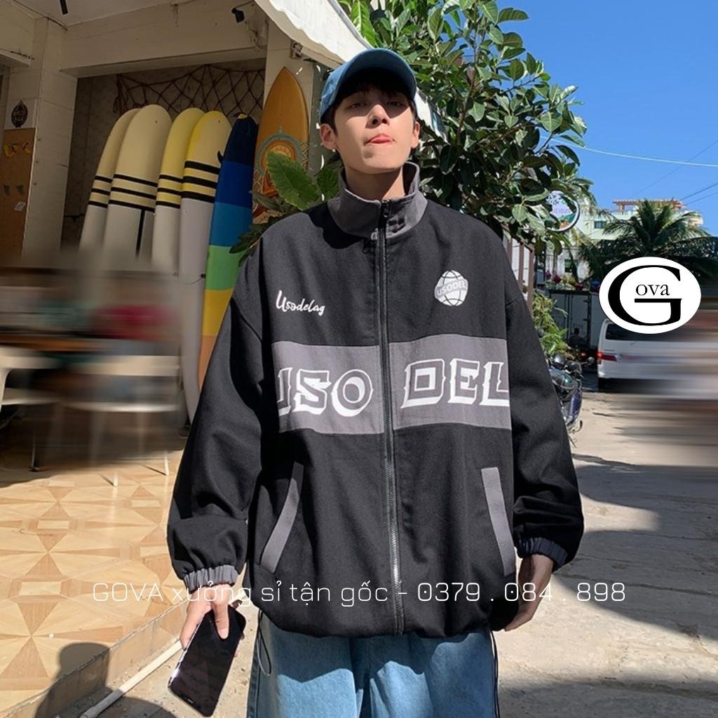Áo Khoác Kaki USODEL Nam Nữ Ulzzang Unisex 2 Lớp Form Rộng Thể Thao Có Nón Trùm GOVA