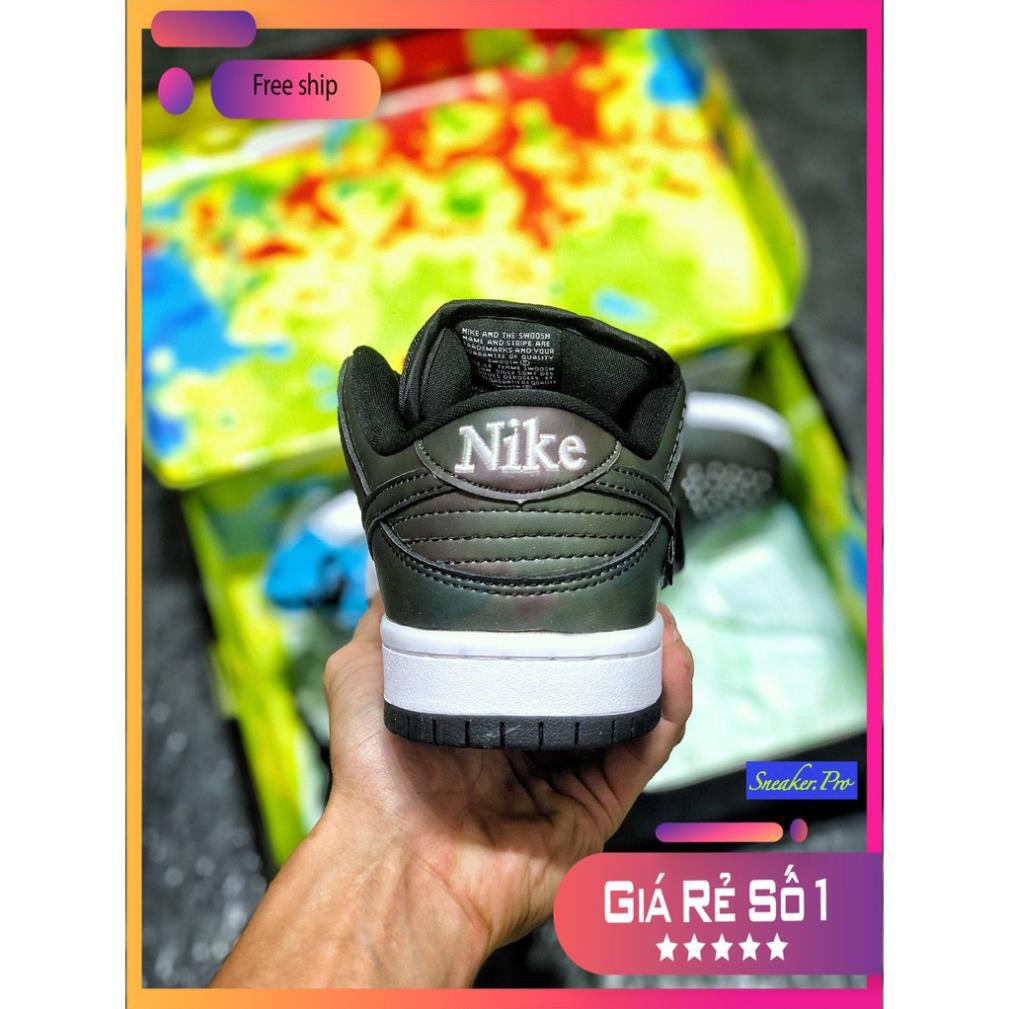 Giày thể thao Air Jordan SB phản quang xanh đen siêu chất dành cho nam nữ