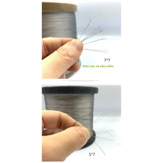 🔹 DÂY CÁP NIÊM PHONG BỌC NHỰA – DÂY CÁP LỤA MỀM 0.8MM 🔹