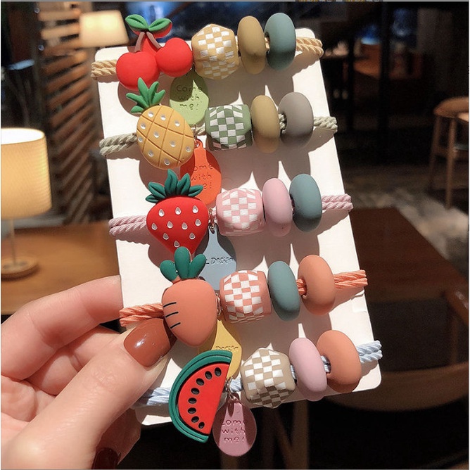 Chun nịt buộc tóc nữ chủ đề trái cây siêu xinh BAG U CHUNTRAICAY062