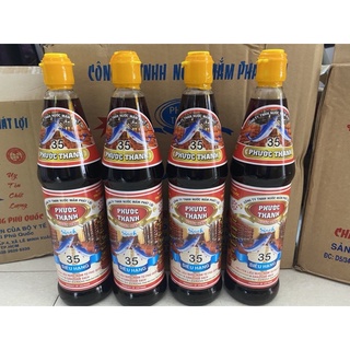 Nước mắm sạch phú quốc nhãn hiệu Phước Thành loại 35 độ đạm