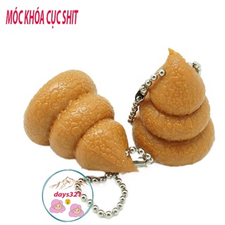 Móc khóa hình cục phân cục shit bãi cứt