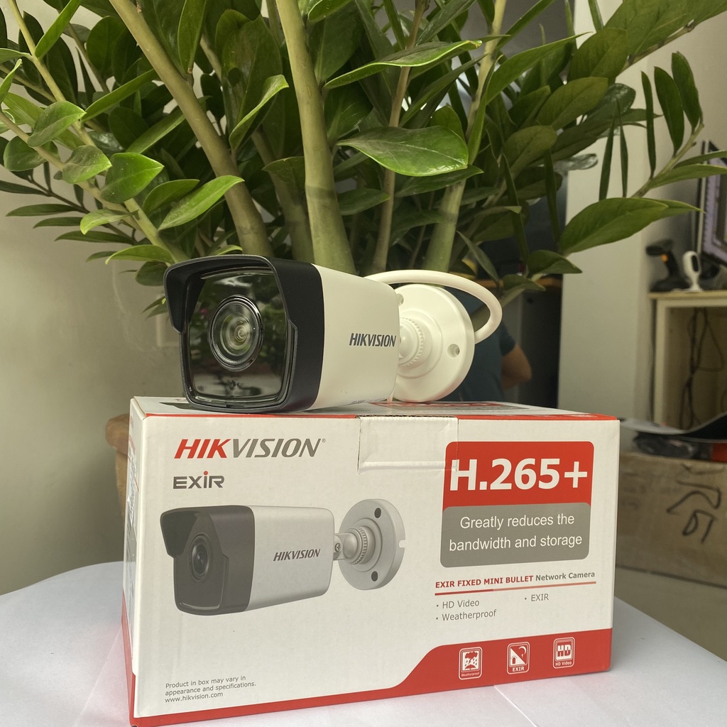 Camera IP Hikvision DS-2CD 1023G0E-I dạng thân, 2.0MP, bảo hành 24 tháng