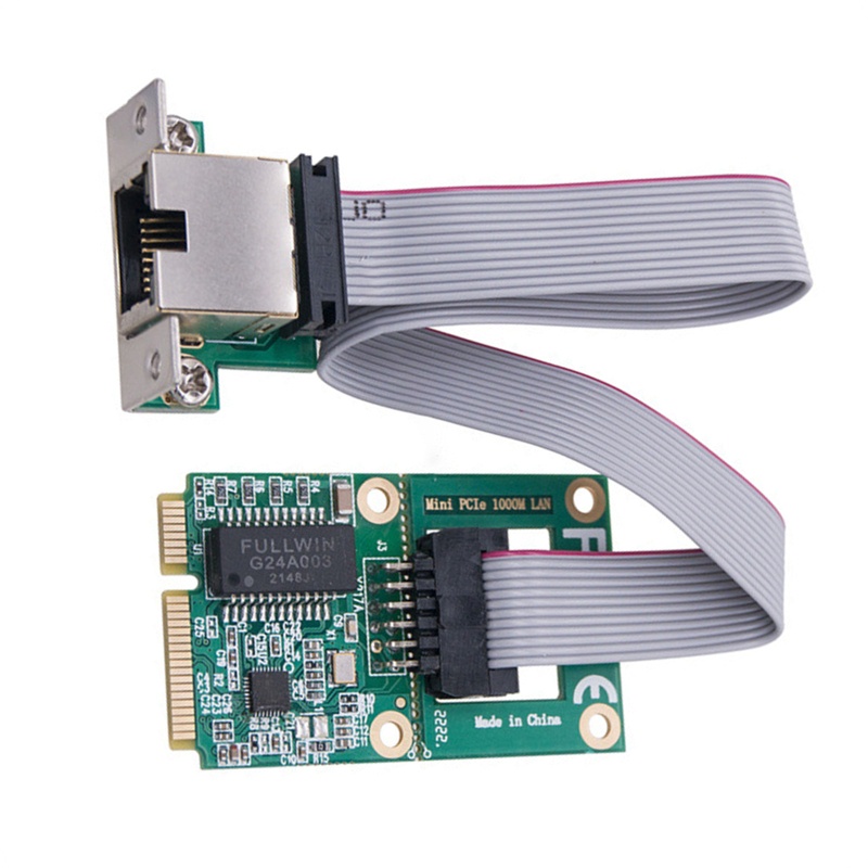 Won Mini PCIE  Card Compatible With PCI-E Ethernet Rj45 Adapter Driver- Free