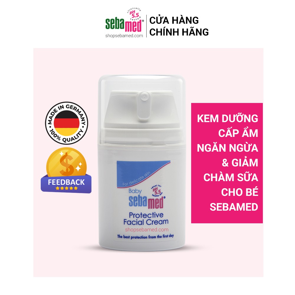 [Chính Hãng] Kem dưỡng ẩm bảo vệ da Sebamed Baby Protective Facial Cream pH5.5