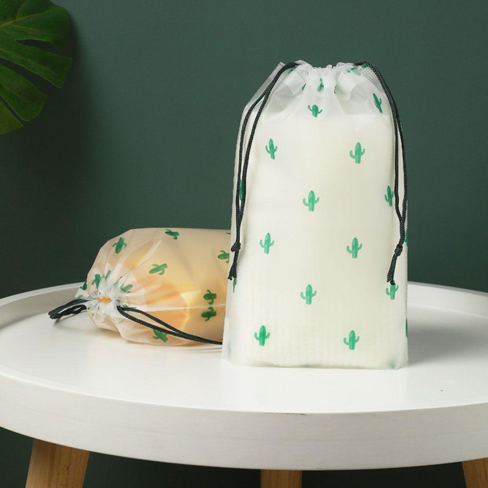 Set 3 Túi Dây Rút Trong Suốt Đựng Đồ Đa Năng Chống Nước