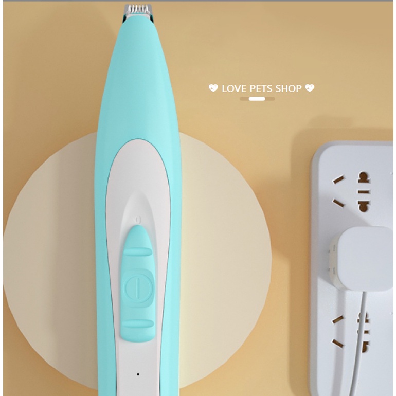 TÔNG ĐƠ CẠO LÔNG BÀN CHÂN, LÔNG TAI, LÔNG MẮT CHO CHÓ MÈO CỔNG SẠC USB - 💝LOVE PETS SHOP💝