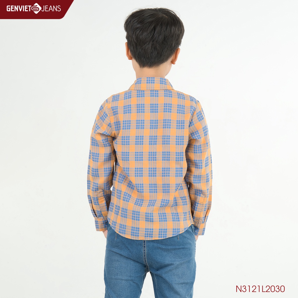 Áo Somi Dài Tay Genviet Bé Trai N3121L2030