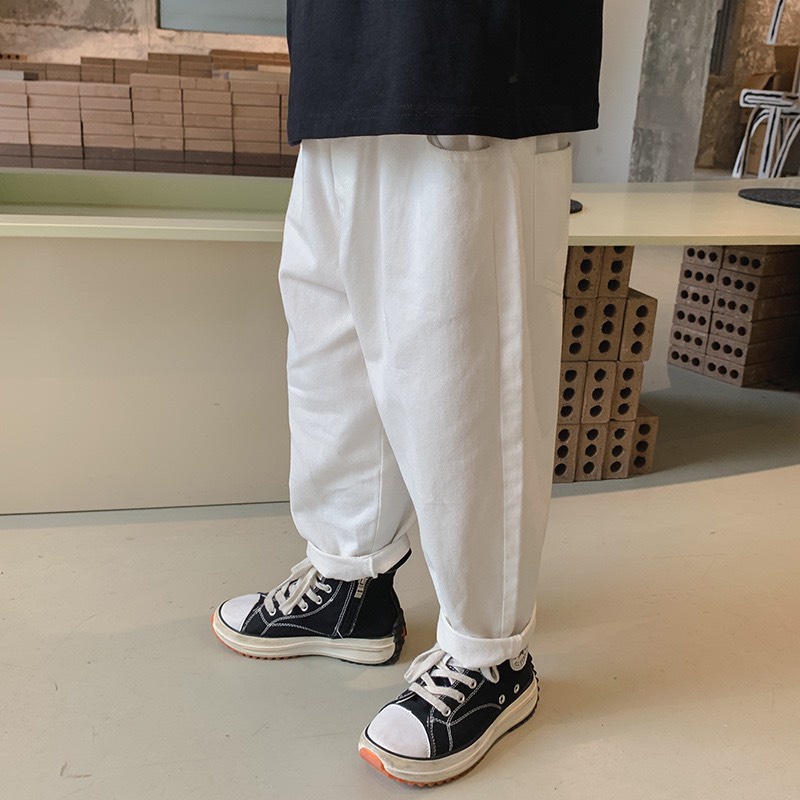 Quần kaki dáng baggy phong cách Hàn Quốc cho bé Q850 [FORM CÓ BỤNG RỘNG 1 SIZE VÀ CHIỀU DÀI NGẮN]