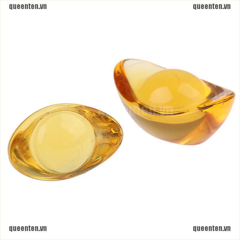 5Pcs Yuanbao Feng Shui Yuan Bao Ingot Lucky Home Blessing Decoration Ornament QUVN