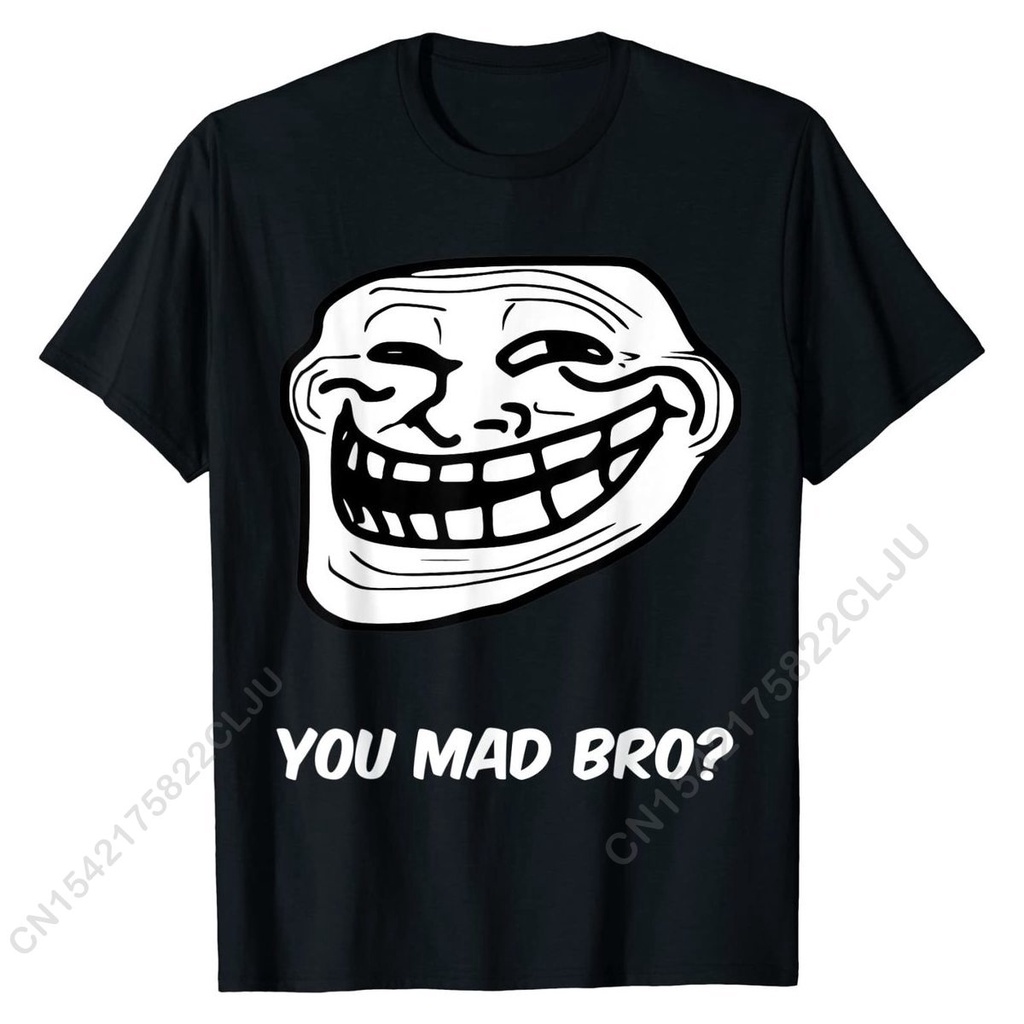 Áo nam Vui Nhộn - Mặt Troll Face, Anh Mad Bro? Mới Nhất Áo Thun Cotton Thể Thao Cho Nam