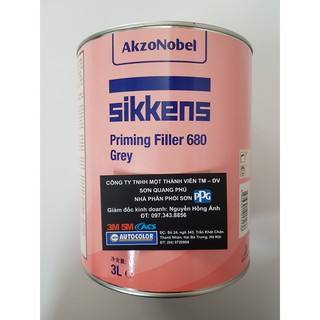 Sikkens_Sơn lót xám lót 1K Grey 3 Lít SONQUANGPHU422